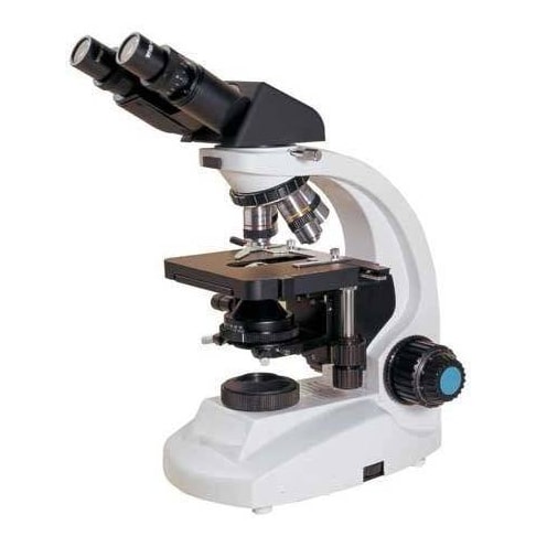 example of a binocular research microscope