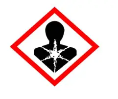 Health hazard lab symbol